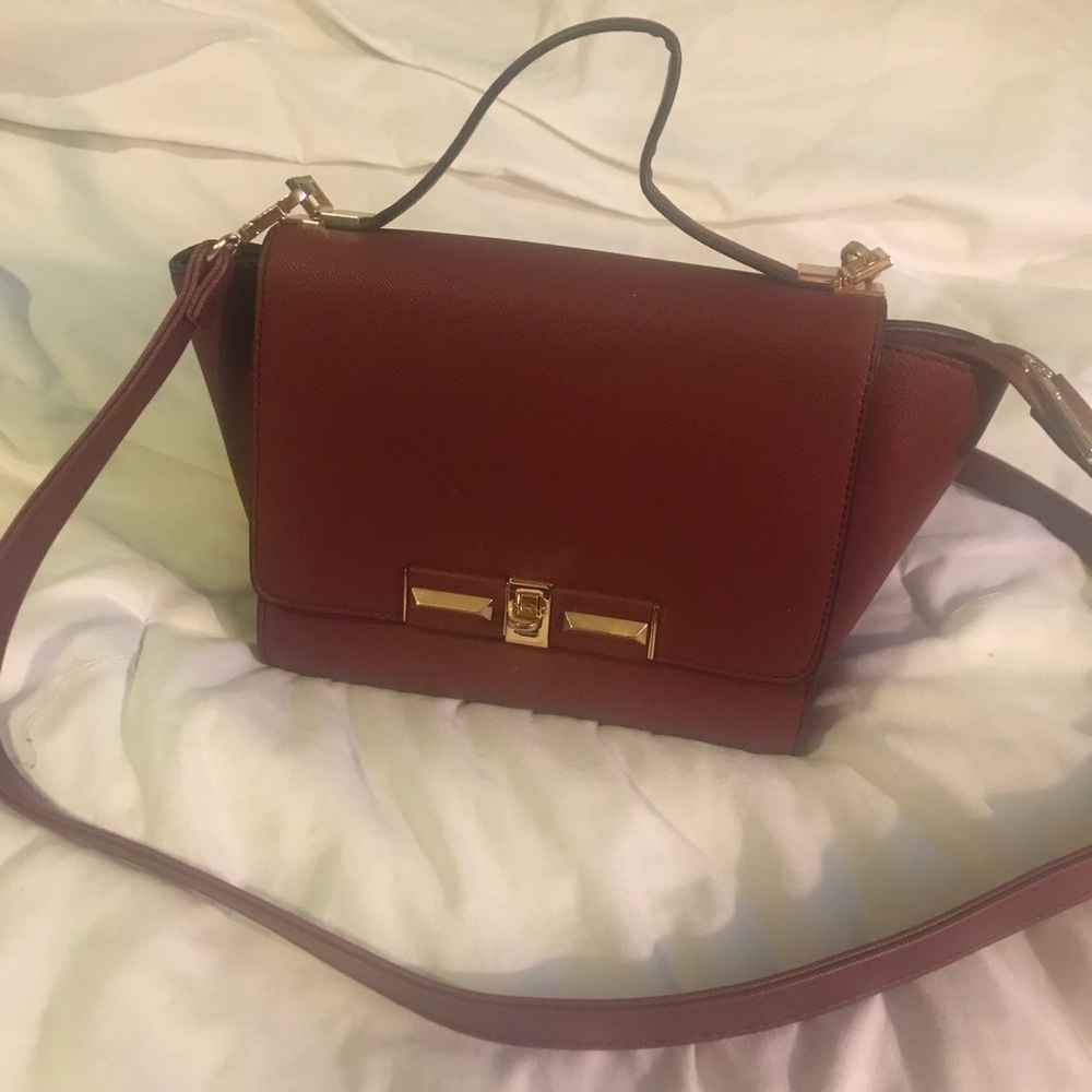 Purple Structured Purse - Picture 2 of 7